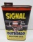 Signal Outboard Motor Oil Flat Quart Can
