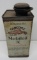 Mobiloil Gargoyle A Square Quart Oil Can