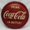 Coca-Cola Embossed Metal Advertising Sign