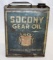Socony 1 Gallon Motor Year Oil Can