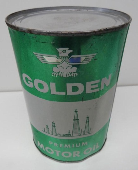 Golden Premium Motor Oil Quart Can
