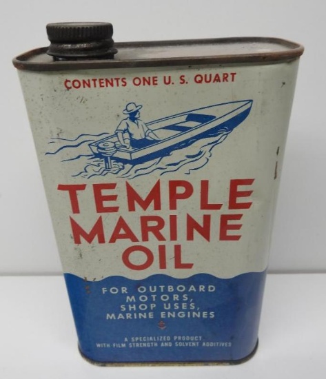 Temple Marine Oil Flat Quart Can