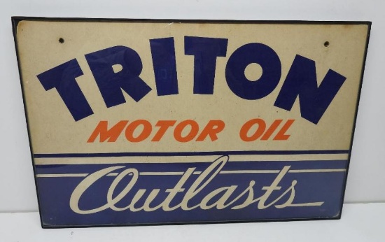 Triton Motor Oil Framed Winter Front