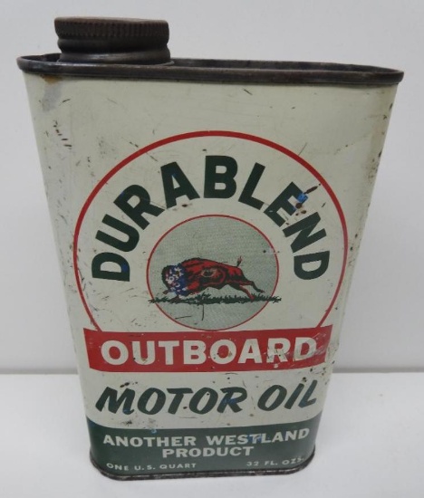 Westland Outboard Motor Oil Flat Quart Can