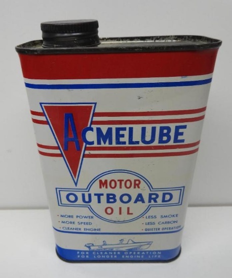 Acmelube Outboard Motor Oil Flat Quart Can