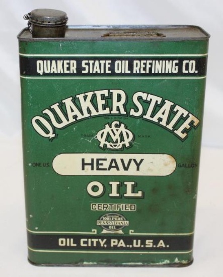 Quaker State 1 Gallon Motor Oil Can Heavy