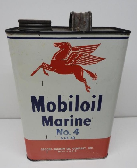 Mobiloil Marine Gallon Can