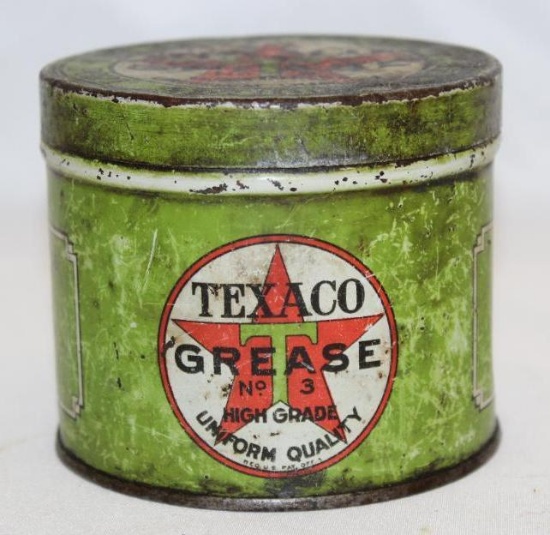 Texaco Port Arthur 1lb Cup Grease Can