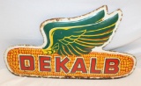 1950's Dekalb Seed Corn Embossed Tin Sign