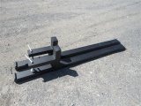 (New) Clamp On Bucket Mount Pallet Forks (pr)