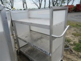 Aluminum Cart w/Shelves