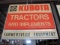 Original 1970's Dealer Kubota Lighted