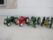 Complete Set of 4 Plastic Oliver 55/550 Toy Tractors