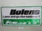 Original Rare Bolens Equipment Sign