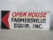 1970's Farmersville Equipment Wood Sign