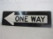 Metal One Way Sign 36