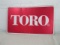 Metal Embossed Toro Sign 30