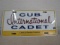 Metal Embossed Cub Cadet International License Plate