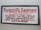 Farmersville Equipment One Sided Sign in wood frame