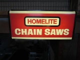 Homelite Chain Saws Lighted Sign