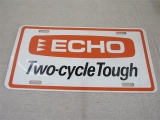 Echo Two Cycle Tough Metal License Plate 12