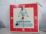 Prestolite Batteries Clock (Plastic) 16