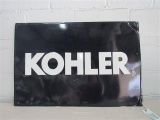 Metal Embossed Kohler Sign 36