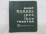 1962 Oliver 1800 of 1900 Dealer Shop Manual