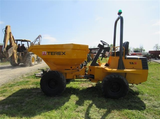 Terex TA3 3 Ton Rotator Dumper, DSL, 1800 Hrs