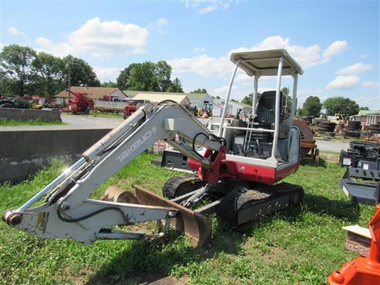 Takeuchi TB125 Mini Excavator - Engine Knocks