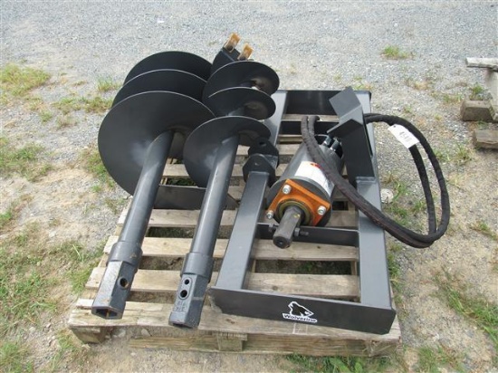 (New) Wolverine Hydraulic Post Hole Digger with