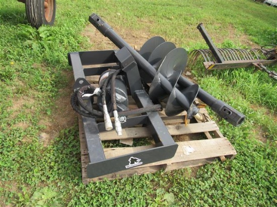 (New) Wolverine Hydraulic Post Hole Digger with