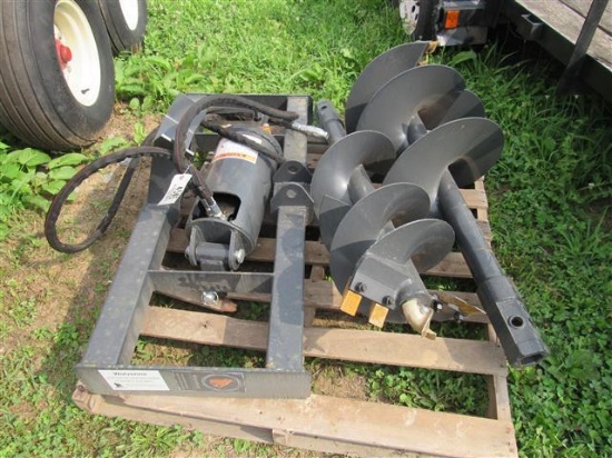 (New) Wolverine Hydraulic Post Hole Digger with