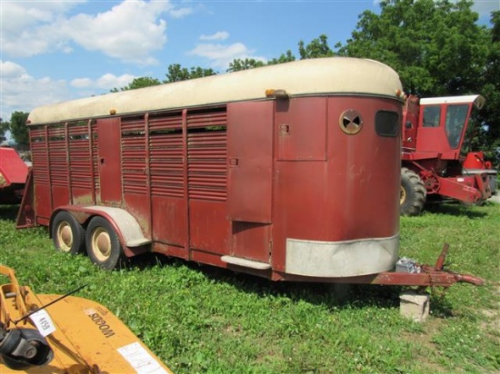 '76 Trail Livestock Trailer-8,000 GVW