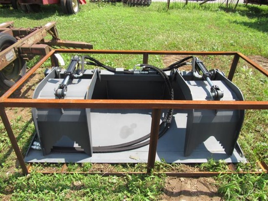 Skidloader Attachment 72" Grapple Bucket