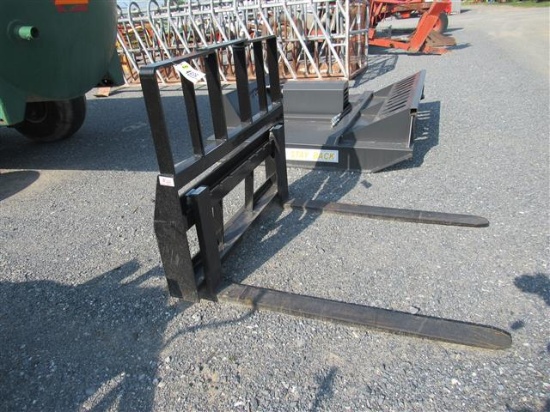 (New) 48" 4200 lb Kivel Pallet Forks, Step Thru