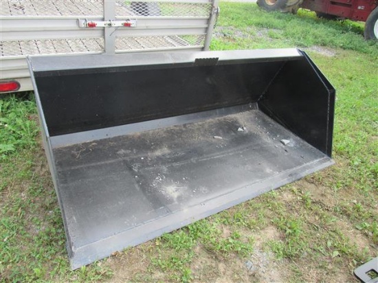 (New) 78" Kivel Snow/Material Skid Steer Bucket