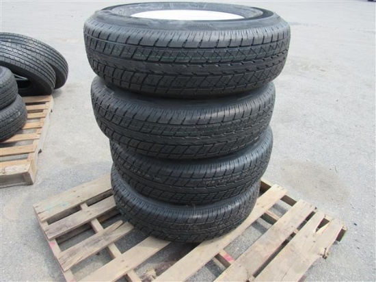 (New)ST235/80R16 Radial Trailer Tires/Wheels (set)