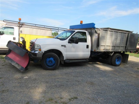 04' F550 6.0 Lt Dsl, EBY Alum Dump Body, Title
