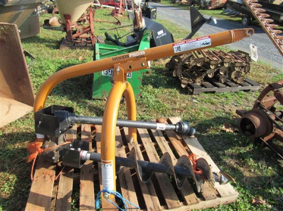 Woods PHD35 3Pt Post Hole Driller (works)
