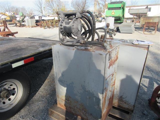 Transfer Tank w/Air Powered Pump