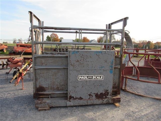 Paul Livestock Headgate/Scales