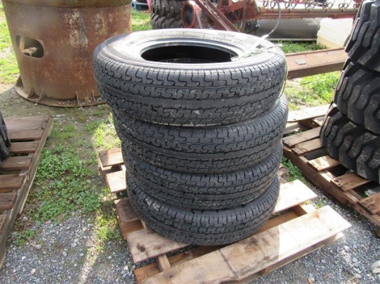 (New) ST235/80R16 Radial Trailer Tires (set)