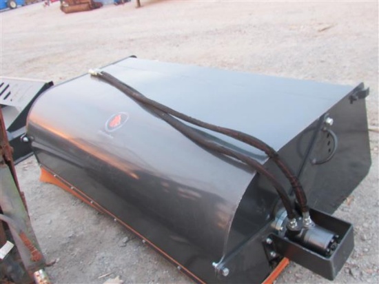 (New) Wolverine 72" Skid Steer Sweeper