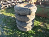 Set of 4 Trailer Tires