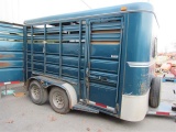 2007 Cattle Trailer w/Title, GVW:7,000