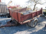 Dump Cart w/ Hyd Dump, Single Axle, Dual Wheels