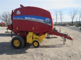NH 450 Roll Belt Round Baler, Net Wrap