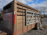 Livestock Special Construction Trailer w/Title