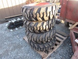 (New) 10-16.5 Tires on Bobcat Wheels (set)
